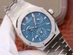 Swiss Replica Audemars Piguet Royal Oak Dual Time Watch Blue Dial